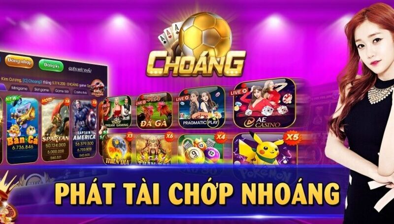 Những tính năng vượt trội của sân chơi choangvip